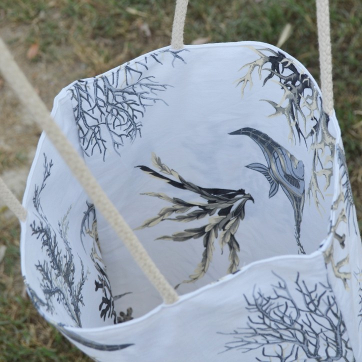 Shopper coralli grigio